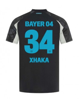 Muži Futbalové oblečenie Bayer Leverkusen Granit Xhaka #34 2024-25 Krátky Rukáv - Tretina